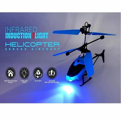 Infrared Induction LED Helicopter